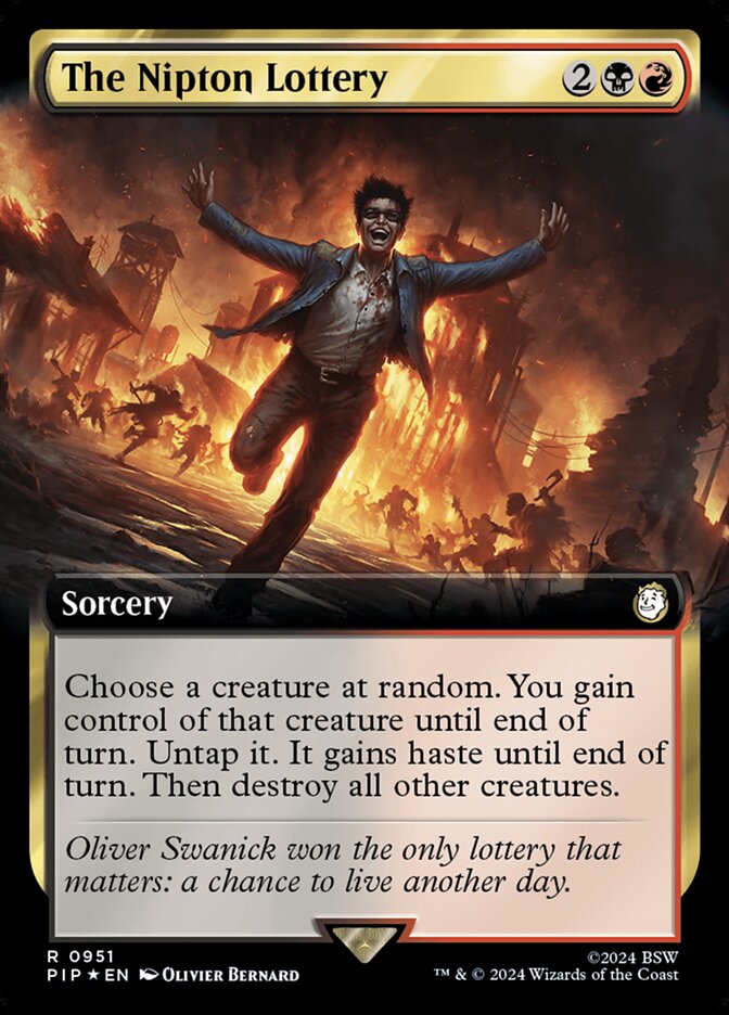 Magic the Gathering Card - The Nipton Lottery - MTG Circle