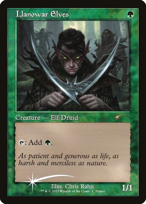 Magic the Gathering Card - Llanowar Elves - MTG Circle