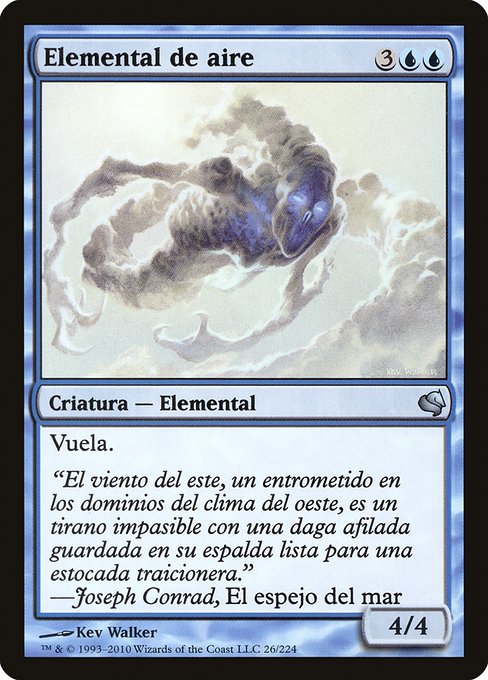 Magic the Gathering Card - Air Elemental - MTG Circle