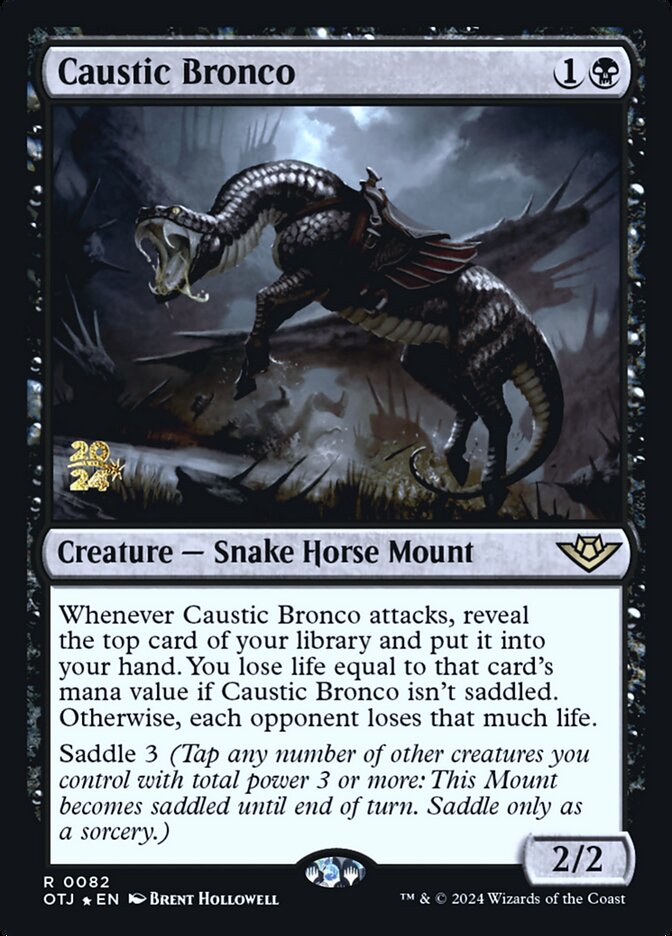 Magic the Gathering Card - Caustic Bronco - MTG Circle