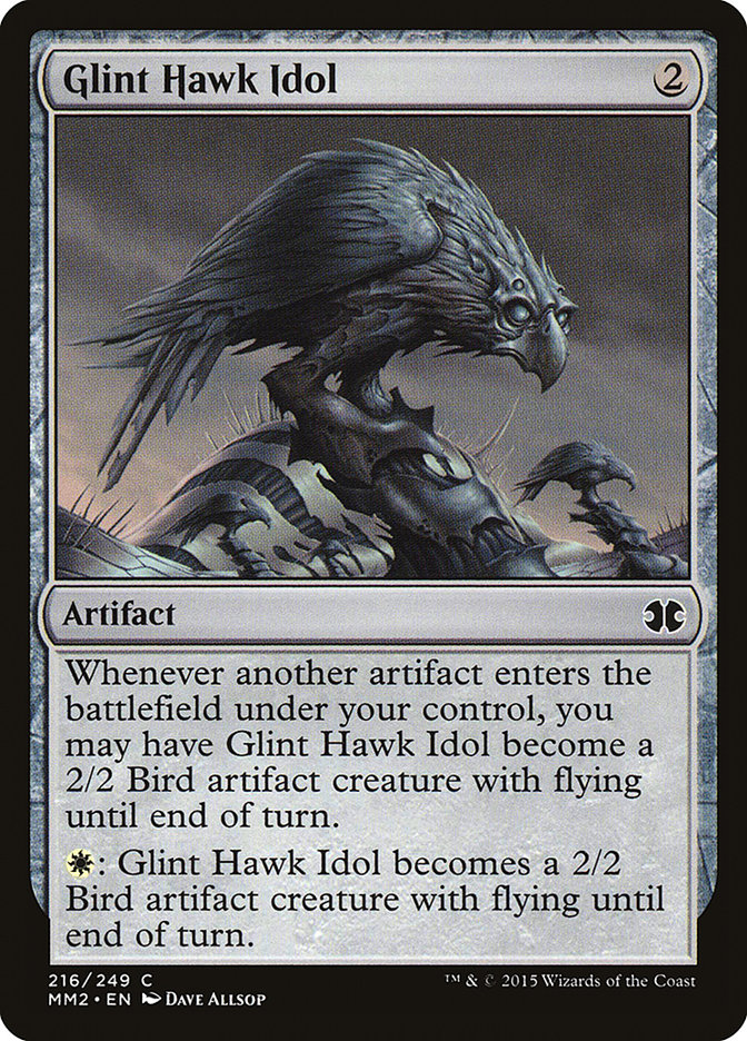 Magic the Gathering Card - Glint Hawk Idol - MTG Circle