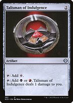 Magic the Gathering Card - Talisman of Indulgence - MTG Circle