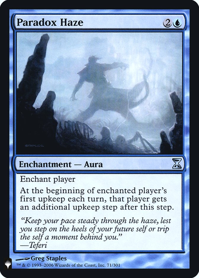 Magic the Gathering Card - Paradox Haze - MTG Circle
