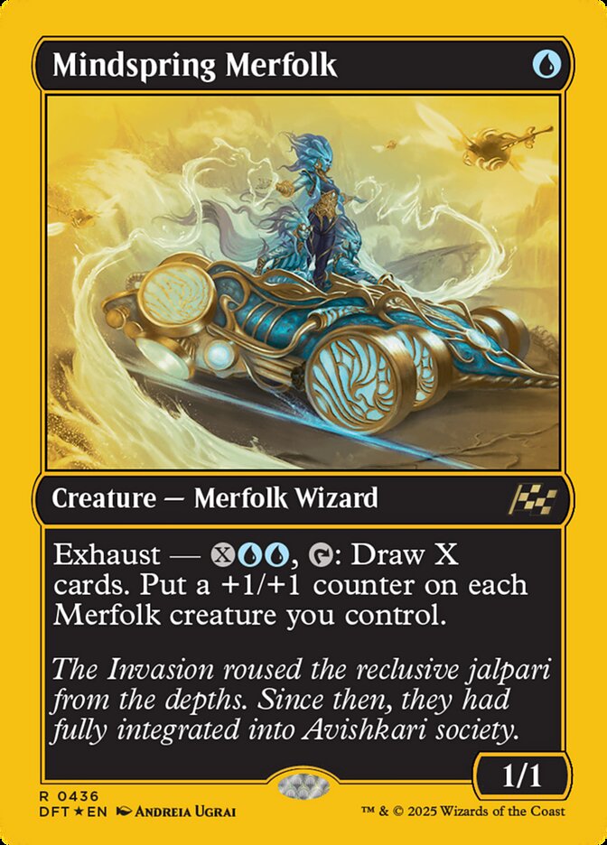 Magic the Gathering Card - Mindspring Merfolk - MTG Circle