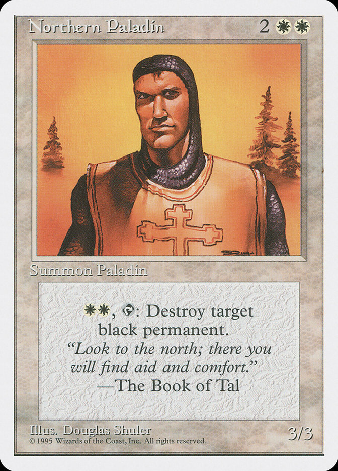 Magic the Gathering Card - Northern Paladin - MTG Circle