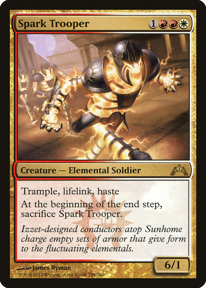 Magic the Gathering Card - Spark Trooper - MTG Circle