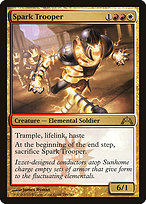 Magic the Gathering Card - Spark Trooper - MTG Circle