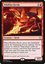 Magic the Gathering Card - Wildfire Devils - MTG Circle