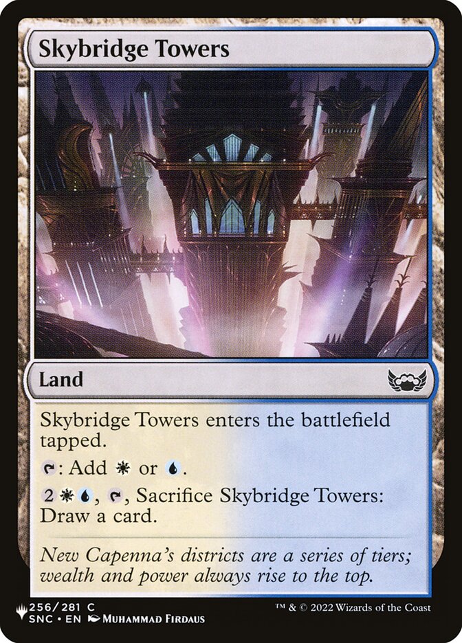 Magic the Gathering Card - Skybridge Towers - MTG Circle