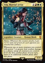 Magic the Gathering Card - Tifa, Martial Artist - MTG Circle