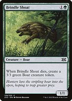 Magic the Gathering Card - Brindle Shoat - MTG Circle
