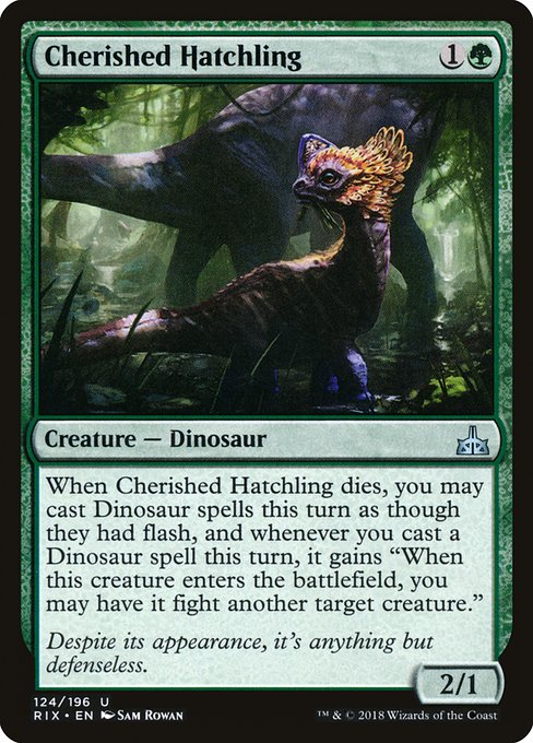 Magic the Gathering Card - Cherished Hatchling - MTG Circle