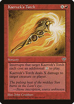 Magic the Gathering Card - Kaervek's Torch - MTG Circle