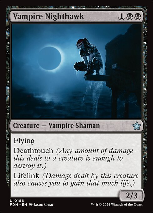Magic the Gathering Card - Vampire Nighthawk - MTG Circle