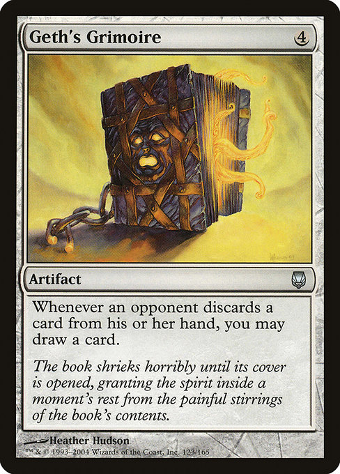 Magic the Gathering Card - Geth's Grimoire - MTG Circle