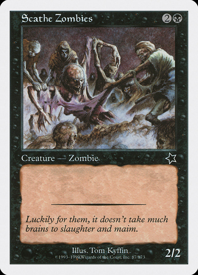 Magic the Gathering Card - Scathe Zombies - MTG Circle