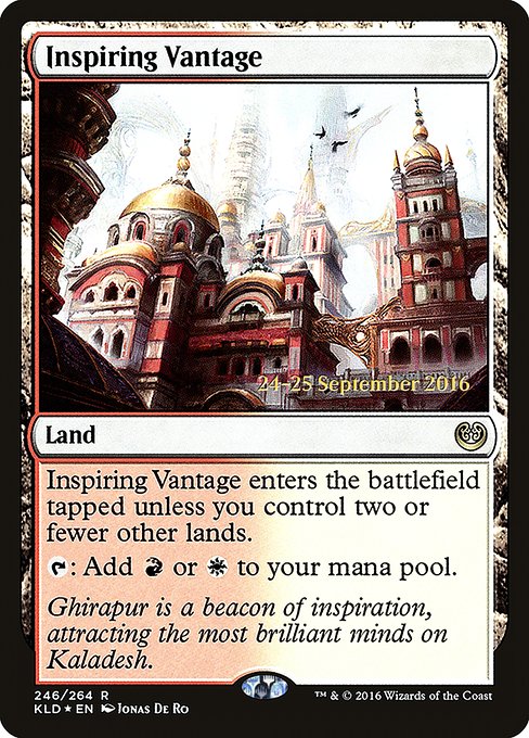 Magic the Gathering Card - Inspiring Vantage - MTG Circle