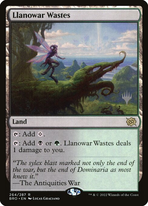 Magic the Gathering Card - Llanowar Wastes - MTG Circle