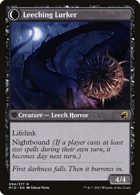 Magic the Gathering Card - Leeching Lurker - MTG Circle