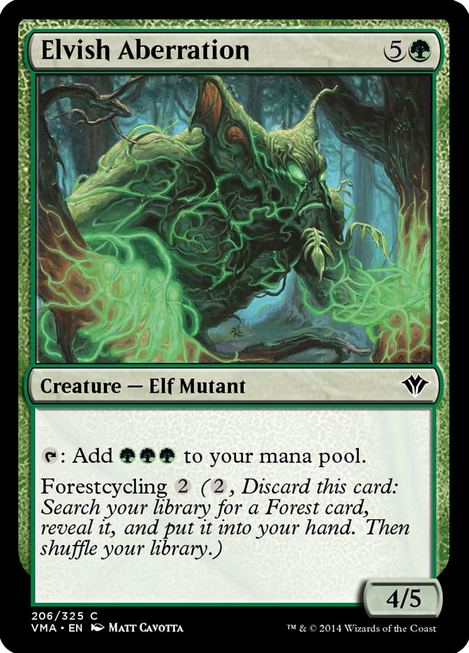 Magic the Gathering Card - Elvish Aberration - MTG Circle