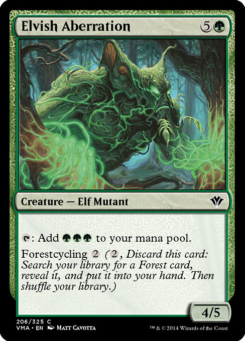 Magic the Gathering Card - Elvish Aberration - MTG Circle