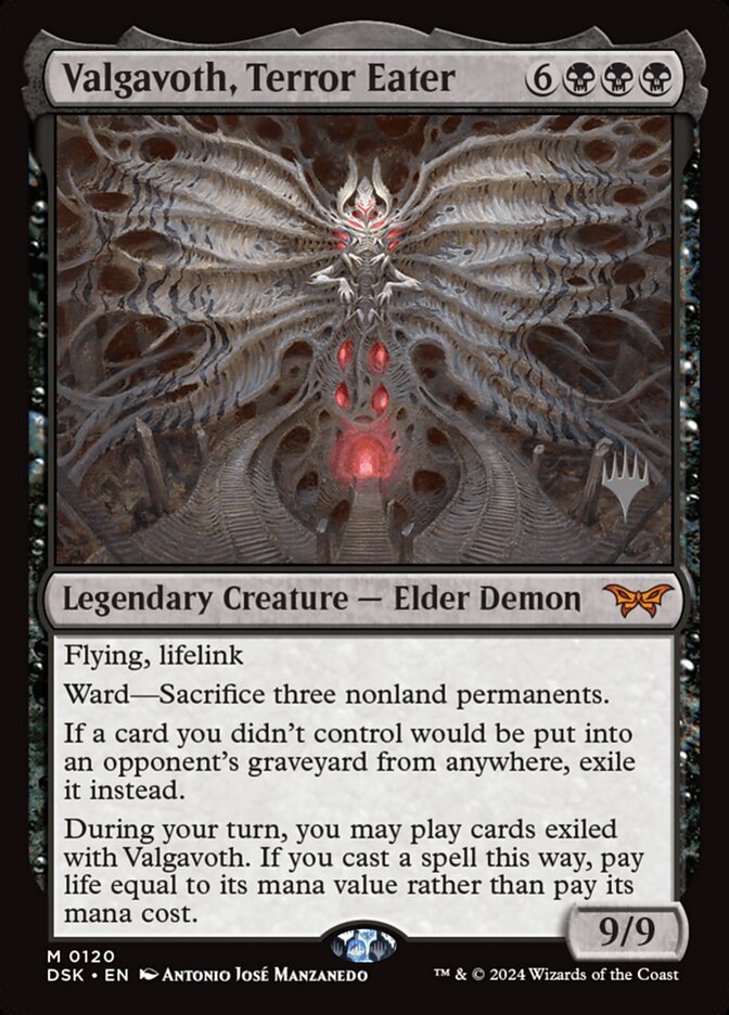 Magic the Gathering Card - Valgavoth, Terror Eater - MTG Circle