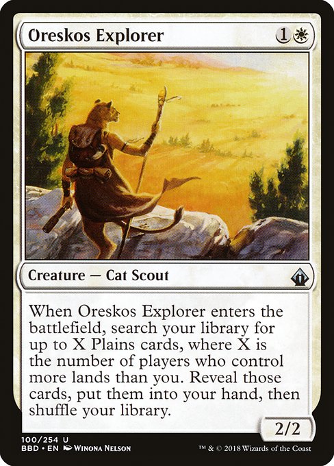 Magic the Gathering Card - Oreskos Explorer - MTG Circle