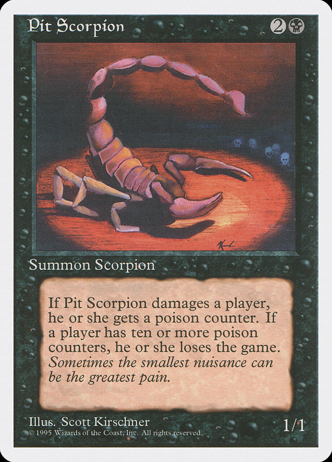 Magic the Gathering Card - Pit Scorpion - MTG Circle