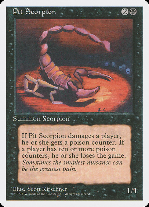 Magic the Gathering Card - Pit Scorpion - MTG Circle