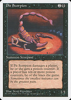 Magic the Gathering Card - Pit Scorpion - MTG Circle