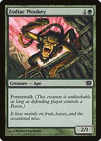 Magic the Gathering Card - Zodiac Monkey - MTG Circle