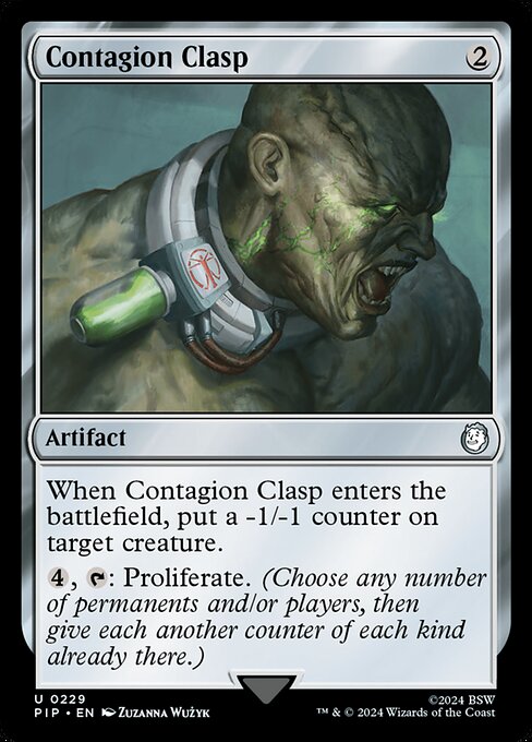Magic the Gathering Card - Contagion Clasp - MTG Circle
