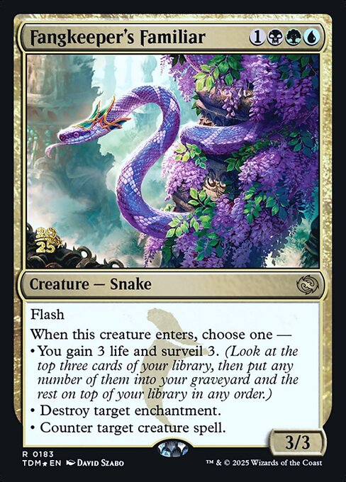 Magic the Gathering Card - Fangkeeper's Familiar - MTG Circle