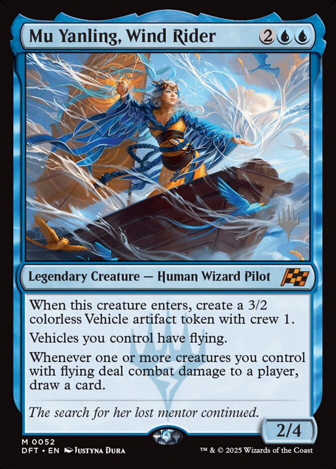 Magic the Gathering Card - Mu Yanling, Wind Rider - MTG Circle
