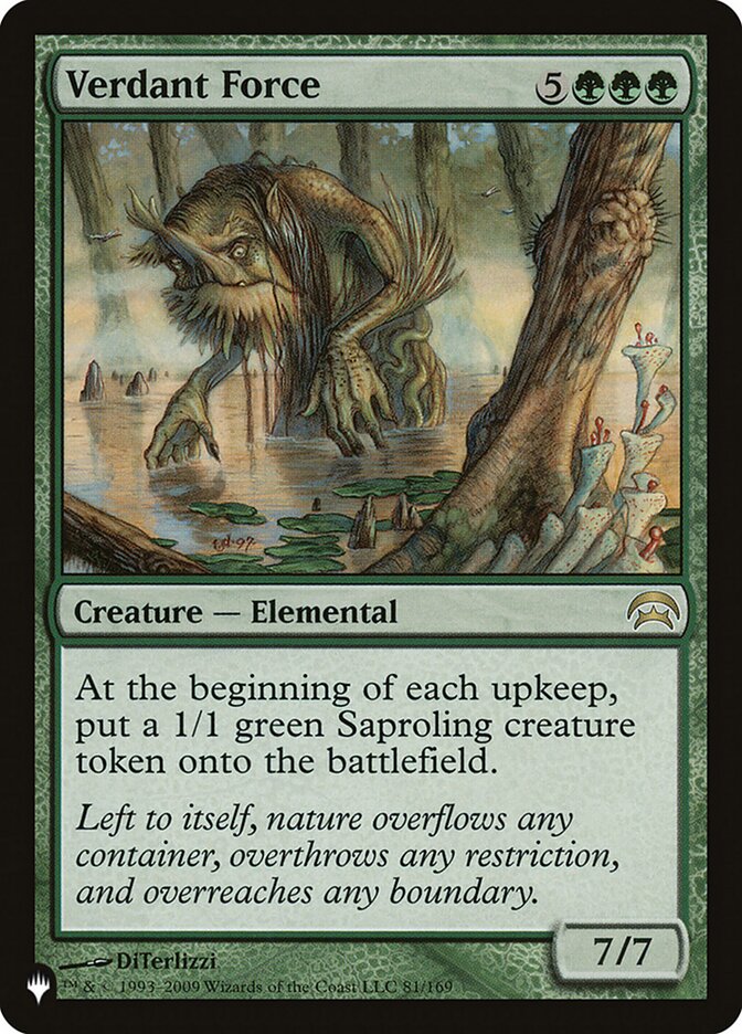 Magic the Gathering Card - Verdant Force - MTG Circle