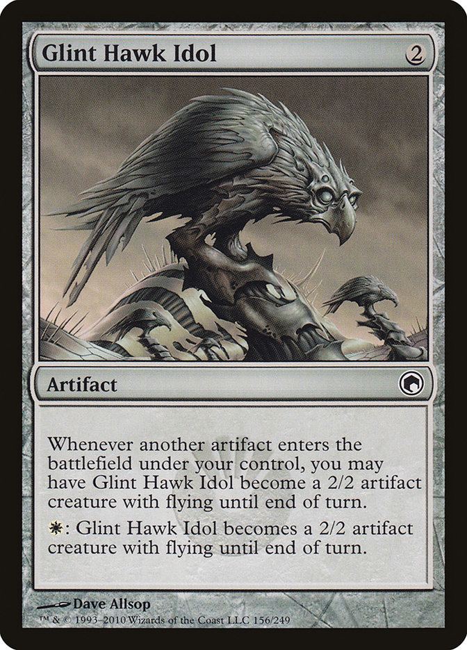 Magic the Gathering Card - Glint Hawk Idol - MTG Circle