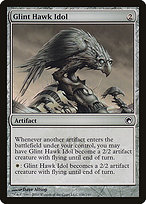Magic the Gathering Card - Glint Hawk Idol - MTG Circle