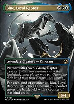 Magic the Gathering Card - Blue, Loyal Raptor - MTG Circle