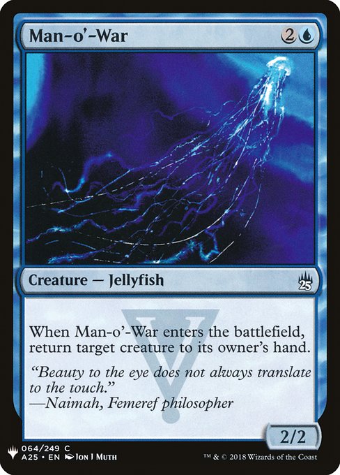 Magic the Gathering Card - Man-o'-War - MTG Circle