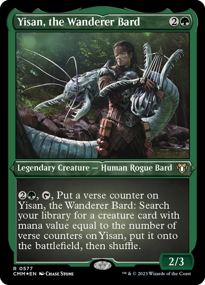 Magic the Gathering Card - Yisan, the Wanderer Bard - MTG Circle