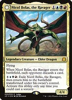 Magic the Gathering Card - Nicol Bolas, the Ravager // Nicol Bolas, the Arisen - MTG Circle