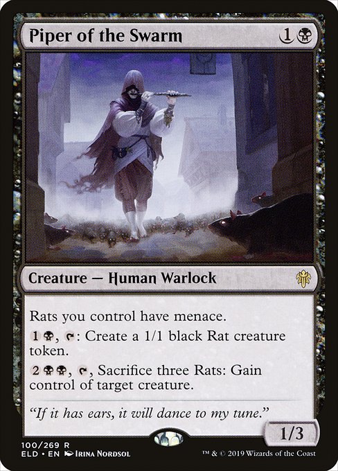 Magic the Gathering Card - Piper of the Swarm - MTG Circle