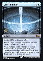 Magic the Gathering Card - Ugin's Binding - MTG Circle