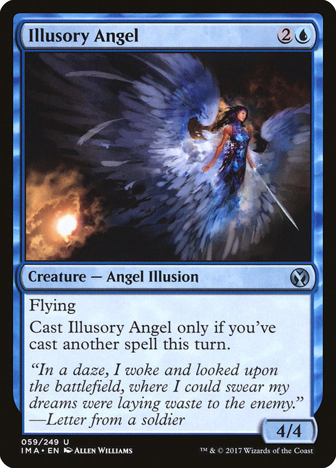 Magic the Gathering Card - Illusory Angel - MTG Circle