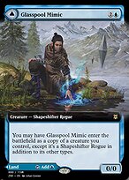 Magic the Gathering Card - Glasspool Mimic // Glasspool Shore - MTG Circle