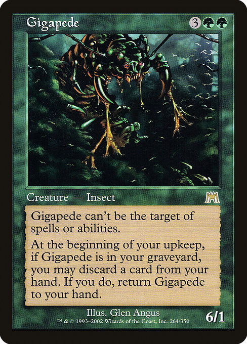 Magic the Gathering Card - Gigapede - MTG Circle