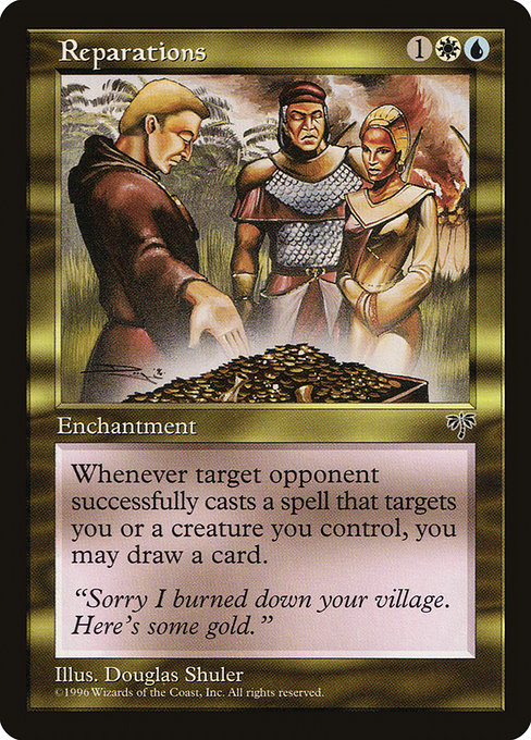 Magic the Gathering Card - Reparations - MTG Circle