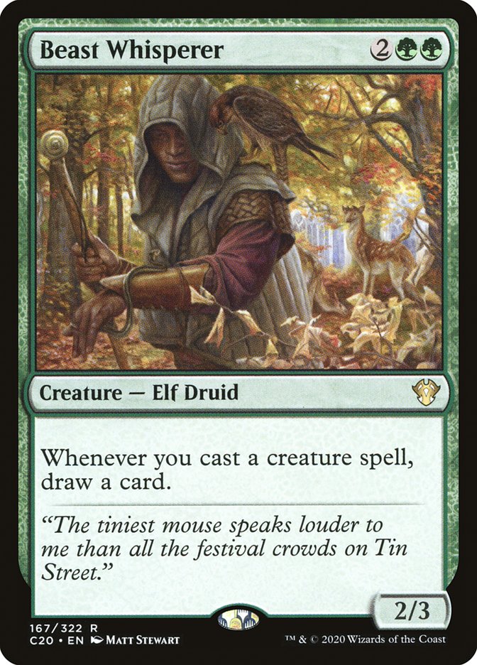 Magic the Gathering Card - Beast Whisperer - MTG Circle