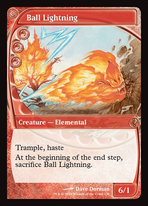 Magic the Gathering Card - Ball Lightning - MTG Circle