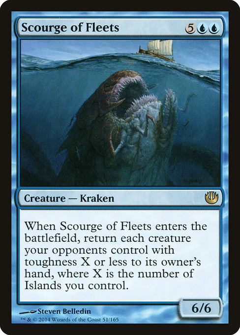 Magic the Gathering Card - Scourge of Fleets - MTG Circle